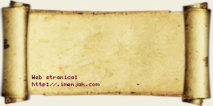 Jasmina Vasiljević vizit kartica